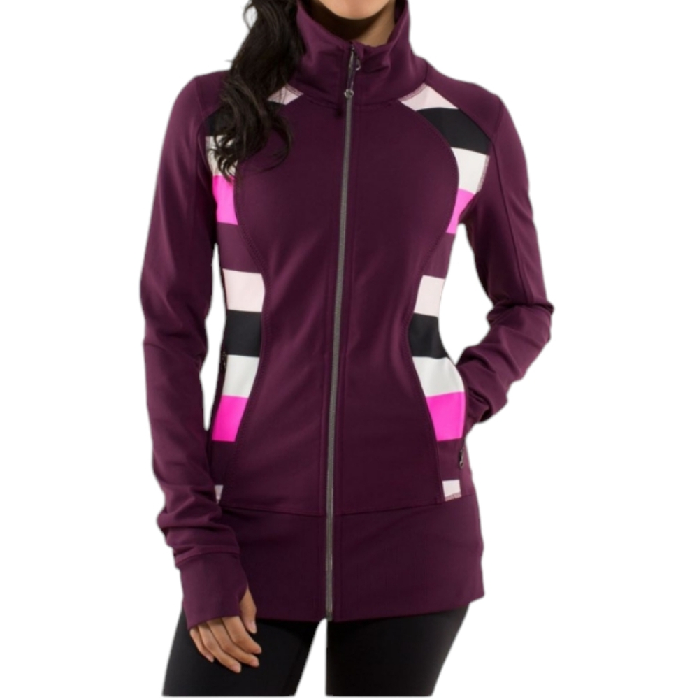 Lululemon Asana Jacket Plum size small